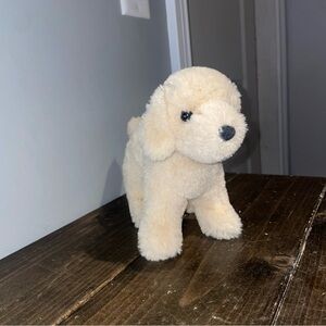 Douglas Cuddle Toys YELLOW LAB DOG Plush Stuffed Animal Small EUC